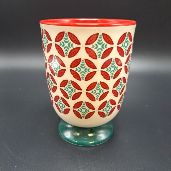 Pioneer Woman Christmas Footed Mug Red Green Multicolored 15.5 Oz Holiday - Picture 6 of 16